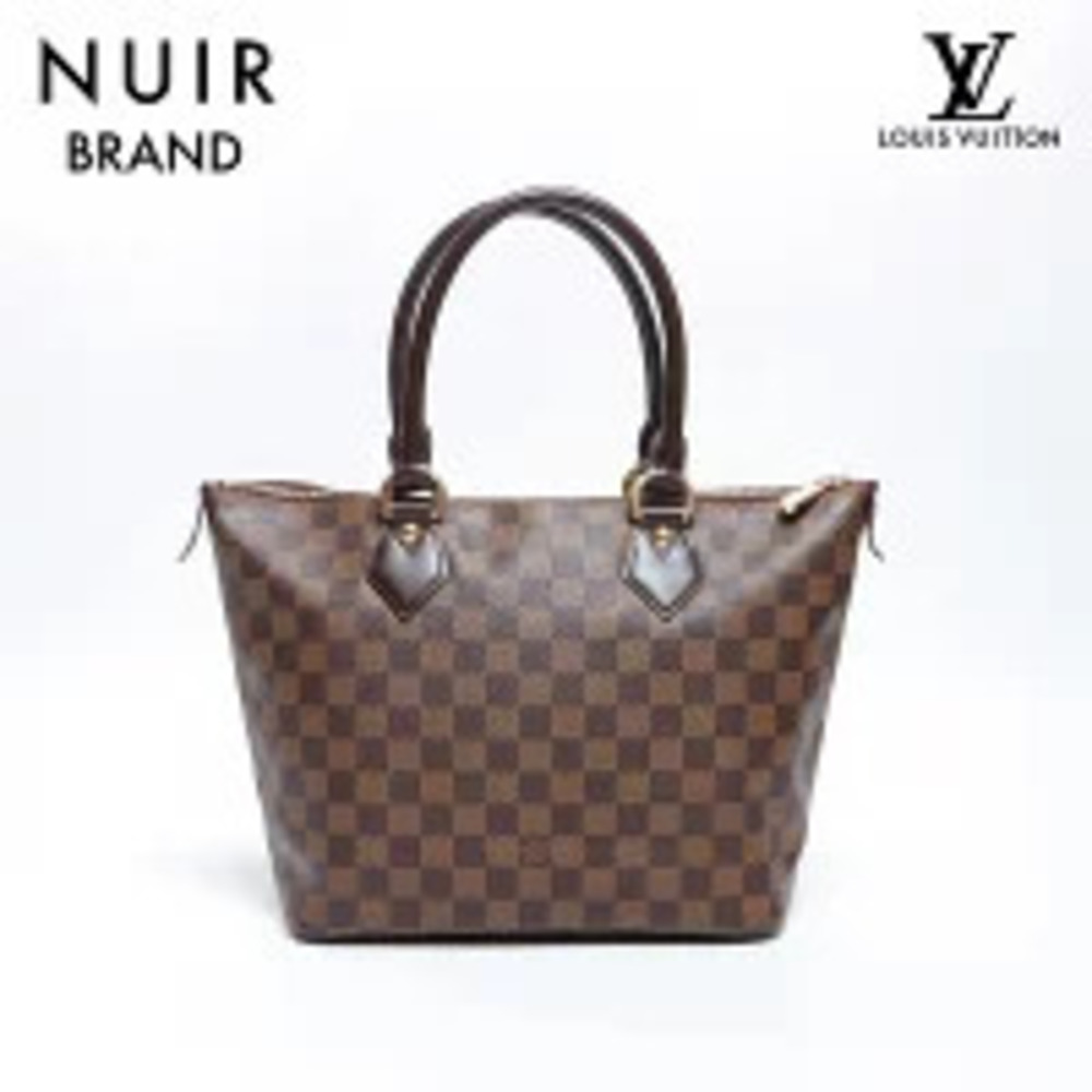 Louis Vuitton Saleya Damier Handbag Brown